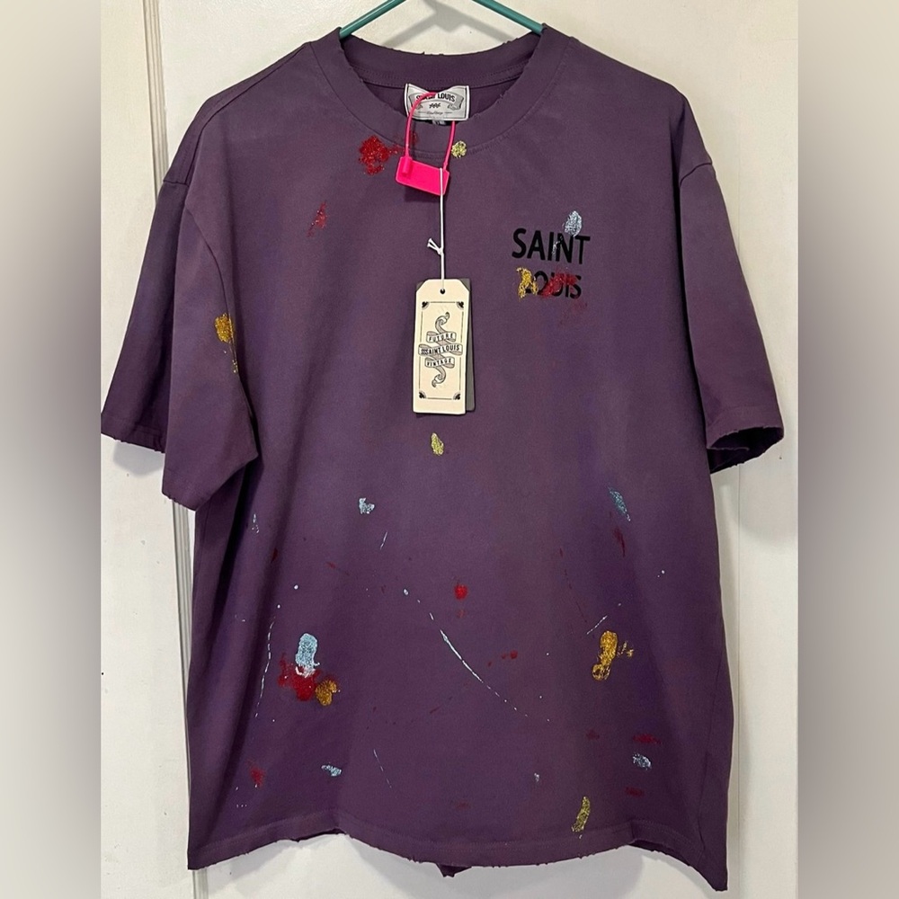 SSSaint Louis Purple Graphic T-Shirt Unisex
